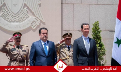 الأسد يجري مباحثات رسمية مع رئيس الوزراء العراقي في دمشق