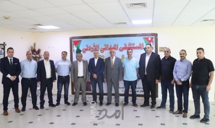 جمعية رجال الأعمال تزور المستشفى الميداني الأردني بغزة