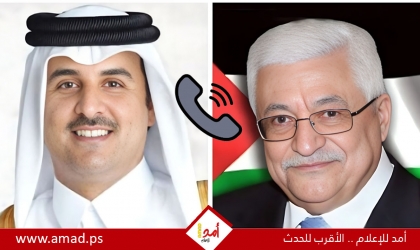 اتصال هاتفي بين الرئيس عباس وأمير قطر