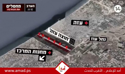 قناة عبرية: إسرائيل تقيم طريقا لفصل شمال قطاع غزة عن بقية أجزائه - فيديو