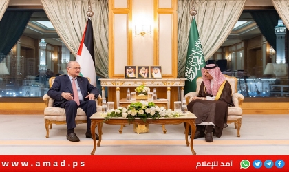رئيس الوزراء الفلسطيني مصطفى يصل جدة ويلتقي بن فرحان
