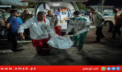 صحة غزة: استشهاد اثنين من طواقم اسعاف الهلال الأحمر