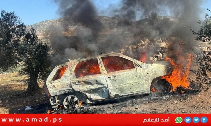 جيش الاحتلال يغتال شبان بقصف سيارة عند مدخل عقابا شمال طوباس- فيديو