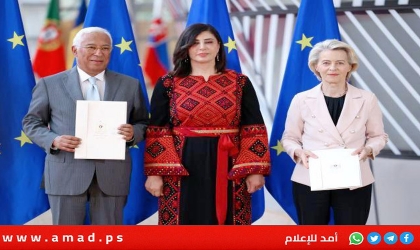 لأول مرة..سفيرة فلسطين تقدم رسالة تعيينها لرئيس المجلس الأوروبي ورئيسة المفوضية