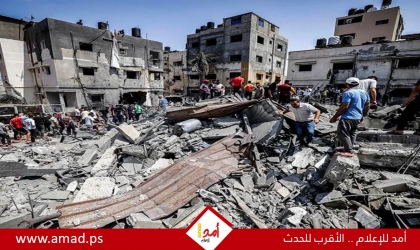 أصابة 6 مواطنين أثر قصف جيش الاحتلال منزل داخل مخيم الشاطئ بمدينة غزة