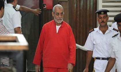 مصر: الإعدام شنقا لمحمد بديع مرشد الإخوان ومحمود عزت و6 آخرين بقضية أحداث المنصة