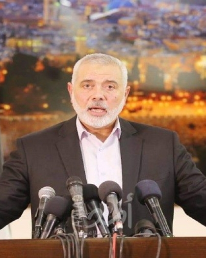 هنية: حماس مع موقف أبو مازن الرافض للصفقة الأمريكية ونريد تحول القول إلى فعل
