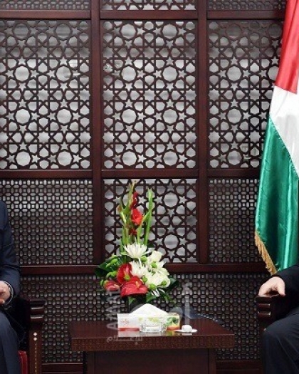 الرئيس عباس يستقبل مدير المخابرات العامة المصرية
