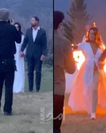 " لجعله يوما لا ينسى".. عروسان أمريكيان يضرمان النار بجسديهما
