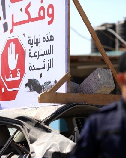مرور غزة: (3) إصابات في 10 حوادث سير