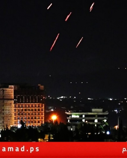 الدفاعات الجوية السورية تتصدى لعدوان إسرائيلي صاروخي على دمشق
