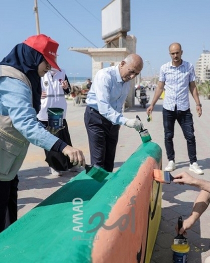 "بلدية غزة" تحتضن وتدعم "300" مبادرة مجتمعية